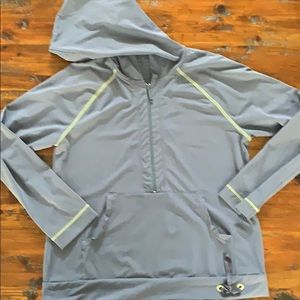 Soma ladies hooded half zip jacket